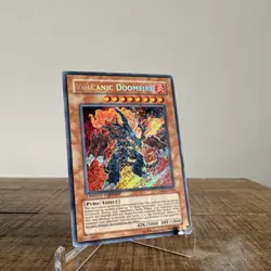 Yu-Gi-Oh! TCG Volcanic Doomfire CT04-EN004 Limited Pyro Holo 3000/1800 - Image 1