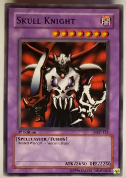 Yu-Gi-Oh! Skull Knight MRD-123 Metal Raiders Vintage 2002 1st Edition NM - Image 1