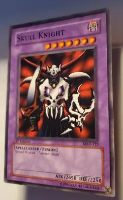 Yu-Gi-Oh! Skull Knight MRD-123 Metal Raiders Vintage 2002 1st Edition NM - Image 3