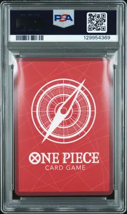 2025 ONE PIECE PROMOS PSA MAGAZINE EXCLUSIVE #001 SHANKS PSA 10 - Image 2