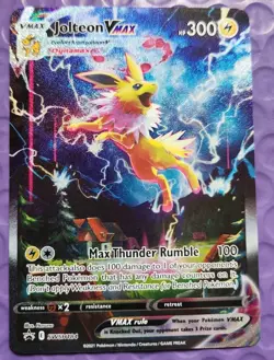 Jolteon VMAX SWSH184 SWSH: Sword & Shield Promo Cards Holo LP - Image 2