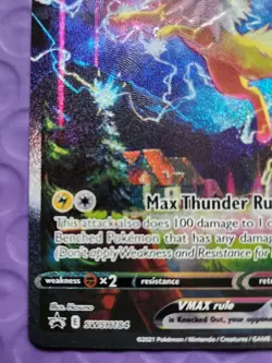 Jolteon VMAX SWSH184 SWSH: Sword & Shield Promo Cards Holo LP - Image 3