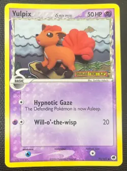 Vulpix 70/101 EX Dragon Frontiers Reverse Holo Stamped Pokemon Card LP - Image 1