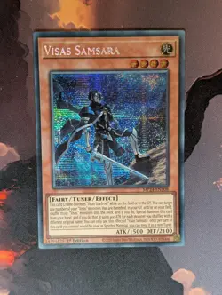 Visas Samsara MP24-EN108 Secret Rare 1st Edition YuGiOh TCG Card - Image 1