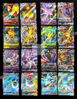 Pokemon S-Chinese Lots 16 Eevee Card Sword&Shiled CS4aC Eevee Heroes V&VMAX Holo - Image 1
