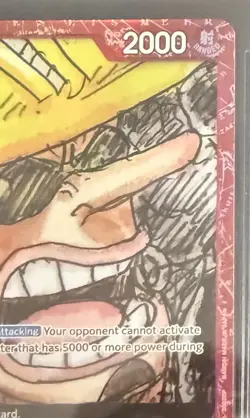 BGS 9.5 One Piece ST01-002 C Usopp - English - Card Collection Red - Graded - Image 4