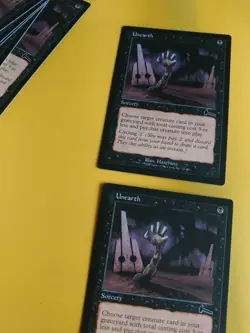 Unearth x2 Urza's LEgacy Sorcery Magic the Gathering 2 Card. - Image 4