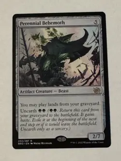 MTG Perennial Behemoth - The Brothers' War NM - Image 1