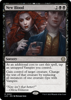 New Blood #202 | Near Mint | The Lost Caverns of Ixalan Commander Magic MTG - Image 1