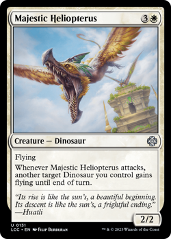 Majestic Heliopterus #131 | NM | The Lost Caverns of Ixalan Commander Magic MTG - Image 1