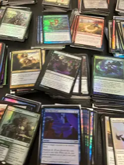 Magic the Gathering 1300 Card All Foil Lot Rare Promo Uncommon Common Old Cards - Image 3