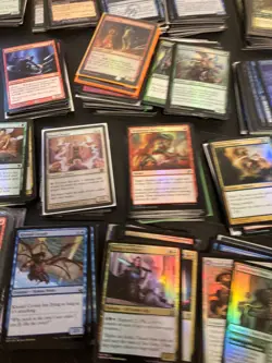 Magic the Gathering 1300 Card All Foil Lot Rare Promo Uncommon Common Old Cards - Image 5
