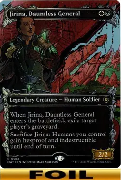 Jirina, Dauntless General ** FOIL SHOWCASE #82 ** March-Machine Aftermath - Image 1