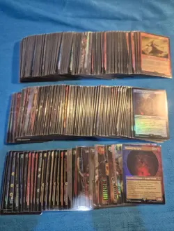 MTG LOTR Lot of 231 💥 ALL FOIL 💥ALL DIFFERENT💥 33 Rare 92 Uncommon 106 Common - Image 1