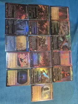 MTG LOTR Lot of 231 💥 ALL FOIL 💥ALL DIFFERENT💥 33 Rare 92 Uncommon 106 Common - Image 2