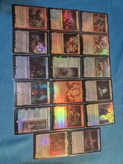 MTG LOTR Lot of 231 💥 ALL FOIL 💥ALL DIFFERENT💥 33 Rare 92 Uncommon 106 Common - Image 3