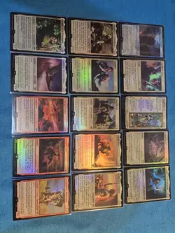 MTG LOTR Lot of 231 💥 ALL FOIL 💥ALL DIFFERENT💥 33 Rare 92 Uncommon 106 Common - Image 4
