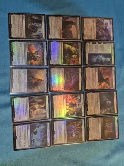 MTG LOTR Lot of 231 💥 ALL FOIL 💥ALL DIFFERENT💥 33 Rare 92 Uncommon 106 Common - Image 5