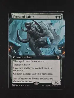 MTG: Edge of Eternities - Extended Art- Frenzied Baloth - NM - Image 1