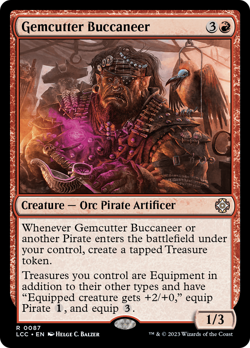 Gemcutter Buccaneer #87 | NM | The Lost Caverns of Ixalan Commander Magic MTG - Image 1