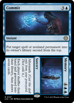Commit // Memory #147 | Near Mint | LCC Magic MTG - Image 1