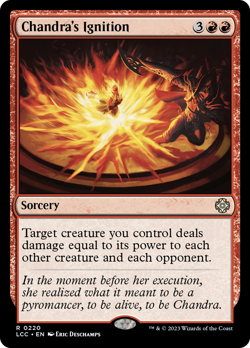 Chandra's Ignition #220 | NM | The Lost Caverns of Ixalan Commander Magic MTG - Image 1