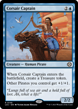 Corsair Captain #149 | NM | The Lost Caverns of Ixalan Commander Magic MTG - Image 1