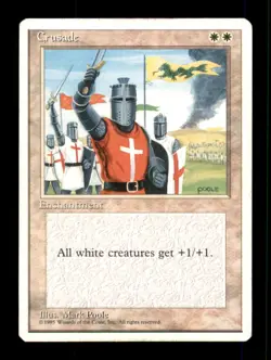 Crusade LP Light Play Fourth Edition MTG [12302] - Image 1