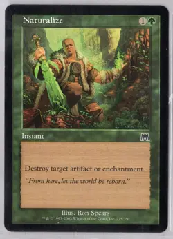 1x Naturalize - Onslaught - Near Mint - Image 1