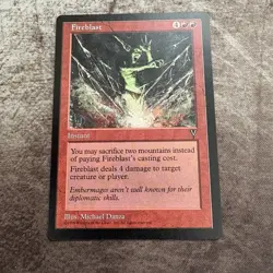 Fireblast - Visions - MTG Magic the Gathering - LP - Image 1