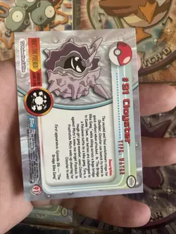Topps Pokemon TCG #91 Cloyster Blue Logo 1st Ed Non Holo NM Vintage 1999 - Image 2