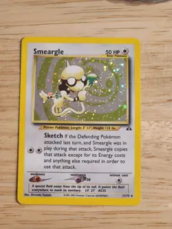 Pokemon TCG Smeargle 11/75 Neo Discovery Holo Unlimited LP - Image 1