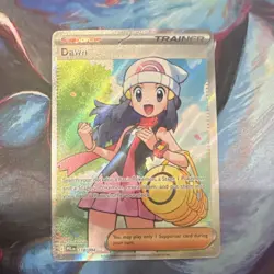 Pokemon Dawn 118/094 Me02: Phantasmal Flames Full Art Holo Trainer Ultra Rare - Image 1