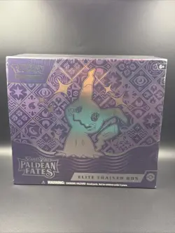 Pokemon TCG Scarlet & Violet Paldean Fates ETB Elite Trainer Box NEW Sealed - Image 1