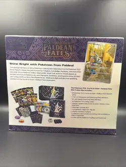 Pokemon TCG Scarlet & Violet Paldean Fates ETB Elite Trainer Box NEW Sealed - Image 2