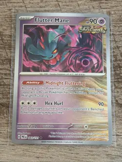 Pokemon TCG Flutter Mane Master Ball Holo Card 043/131 SV Prismatic Evolutions - Image 1