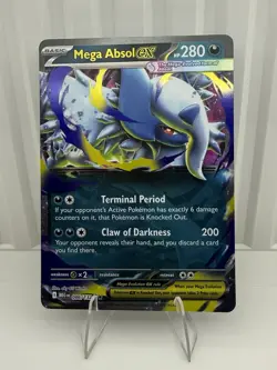 Mega Absol ex Pokemon TCG MEG Mega Evolution 086/132 Double Rare NM - Image 1
