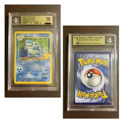 BGS 10 GEM MINT Pokemon 2021 Celebrations Classic Collection #2 Blastoise Holo R - Image 1
