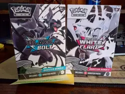 Pokemon Black Bolt and White Flare Booster Bundle Set of 2 Sealed New - Image 1