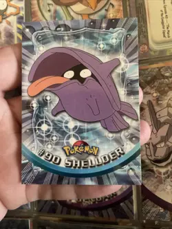 Topps Pokemon TCG#90 Shellder Non Holo Blue Logo 1st Ed NM Vintage 1999 - Image 1