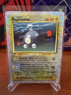Pokemon Reverse Holo Magnemite Legendary Collection 80/110 LP - Image 1