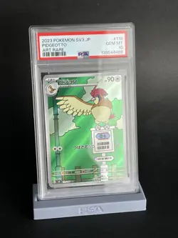 Pokemon Ruler of the Black Flame Pidgeotto 119 Art Rare Holo PSA 10 JP - Image 1