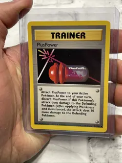 Pokemon PlusPower 84/102 NM NRMT Base Set Pokemon Card Nintendo Vintage Vtg TCG - Image 1