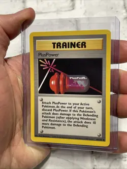 Pokemon PlusPower 84/102 NM NRMT Base Set Pokemon Card Nintendo Vintage Vtg TCG - Image 2