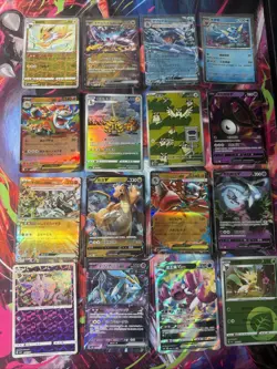 Pokemon 16 Card Lot nm V Max Mega Amazing Ex HOLO Rare Hits Only F11 - Image 1