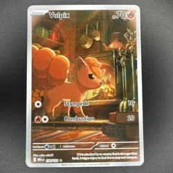 2025 Pokemon Mega Evolution Vulpix Illustration Rare #138/132 - Image 1