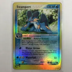 Pokemon TCG Swampert Ruby and Sapphire Reverse Holo 23/109 - Image 1