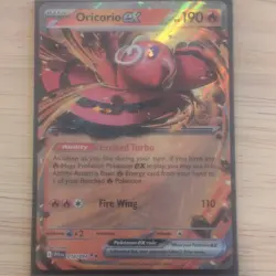Pokemon Oricorio ex 018/094 Me02: Phantasmal Flames Holo Double Rare 190HP - Image 1