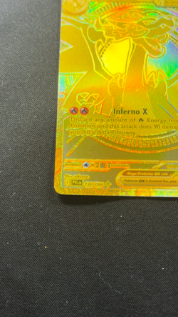 Pokemon TCG Mega Charizard X EX 130/94 Gold Phantasmal Flames Hyper Rare 130/94 - Image 2