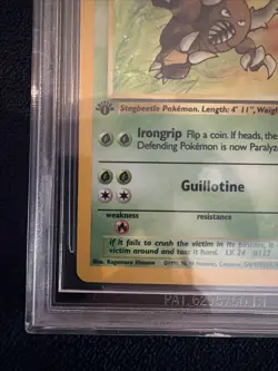 1999 Pokemon Jungle 1st Edition Pinsir #9/64 BGS 8 NM-MT - Image 5